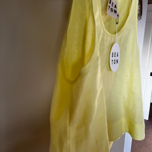 SOLD ✨Beaton Linen cropped tank size small✨ - Picture 3 of 3